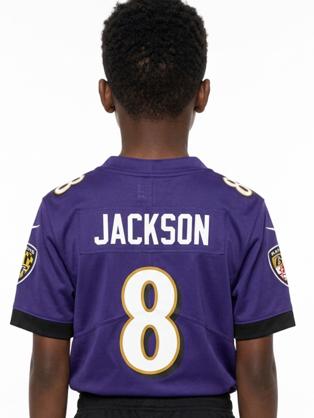 NFL x NIKE | On Field NEW Baltimore Ravens Jersey Lamar Jackson 8 Kids Size L